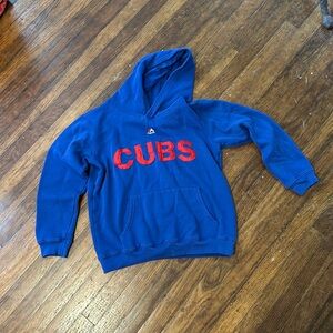 Kids 10/12 Majestic Cubs Sweatshirt Hoodie